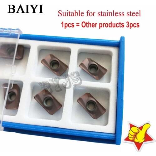 R0.8 angle milling insert APMT1135PDER-H2 APMT1135 Carbide Insert Turning Tools Milling blade Cutter Tool for cutting BAP300