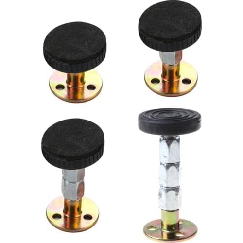 2Pcs Bed Stabilizer Furniture Fixed Bracket Adjustable Wall Stabilizer Self-adhesive Door Stopper Anti-shake Hardware