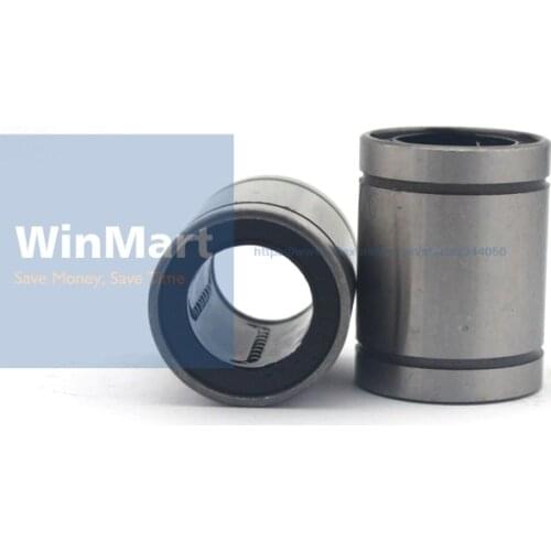 1pcs LM3UU LM4UU LM5UU LM6UU LM8UU LM10UU LM12UU LM13UU Ball Bearings Bushing Linear bearing For CNC 3D Printers Parts