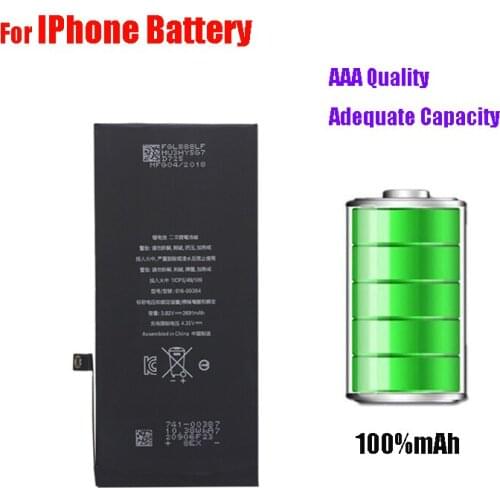 10pcs/lot Superior Quality Battery for iPhone 8 8G 100% Cobalt Cell TI CPU 1821mAh replacement repair 0 cycle