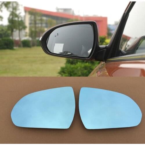 2pcs New Power Heated w/Turn Signal Side View Mirror Blue Glasses For Hyundai Elantra
