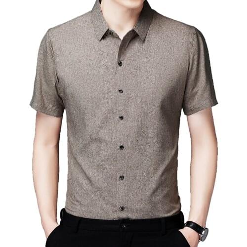 2021 designer solid mens shirts for men clothing korean fashion summer short sleeve shirt luxury dress casual clothes jersey 723