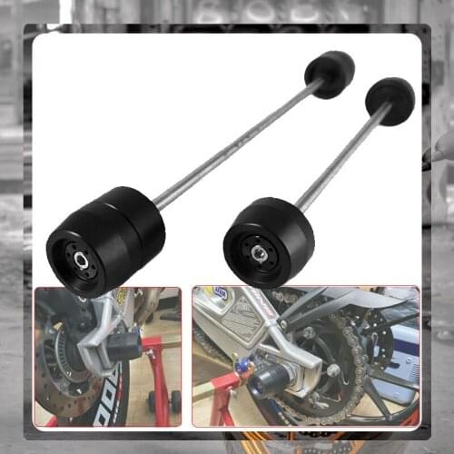 For SUZUKI GSX S1000 GSXS1000 2015 2016 2017 Motorcycle Accessories Front & Rear Axle Fork Crash Sliders Wheel Protector