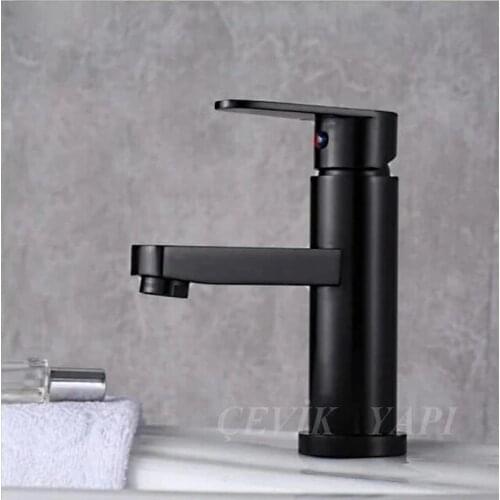 Black Basin Faucet Round-600B 442983404
