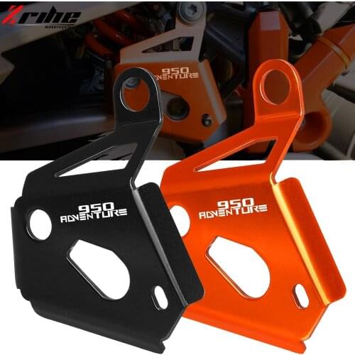 CNC Motorcycle Rear Brake Reservoir Pump Protector Guards Heel Protective Cover Right FOR 950 ADVENTURE S SUPER ENDURO 2009-2013