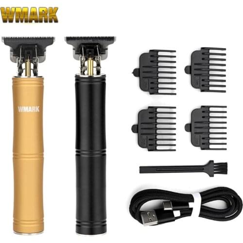 WMARK NG-306 Electric Hair Clipper T-shaped Cutter Blade Barber Professional Hair Engraving Cutter USB Rechargeable Hair Clipper