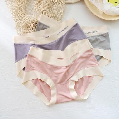 60count modal Japanese fresh Seamless Panties women Low-Rise Maternity underwear Panties cozy lingerie women Panties NEW