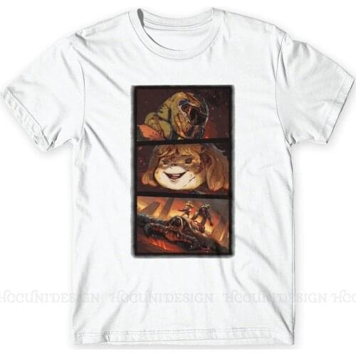 Mens DOOM CROSSING BADASS POINT VIEW T Shirts Doom Slayer Shooting Games 100% Cotton Clothing Funny Short Sleeve Crewneck Tee