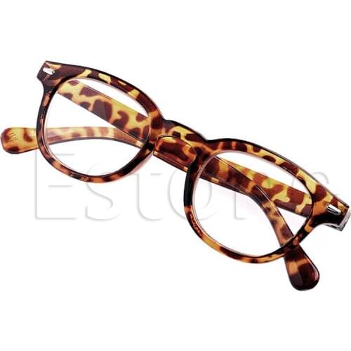 Retro Round Frame Rimed Reading Glasses Men Women Eyeglasses +1.0 +1.5 +2.0 +2.5 +3.0 +3.5 +4.0