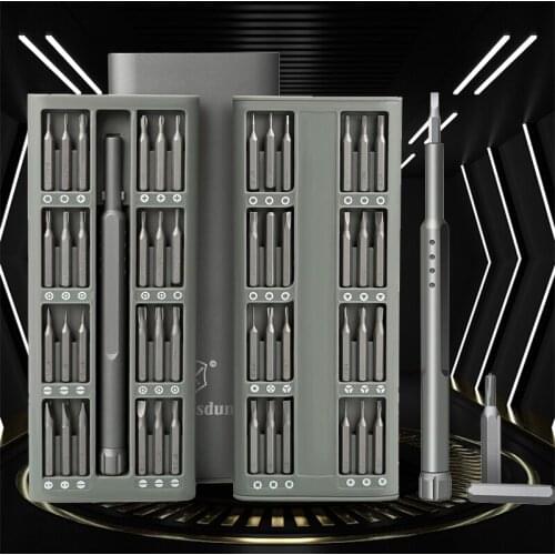 48 In 1 Screwdriver Set Screw Driver Bit Set Multi-function Precision Mobile Phone Repair Device Hand Tools Torx Hex Microtech