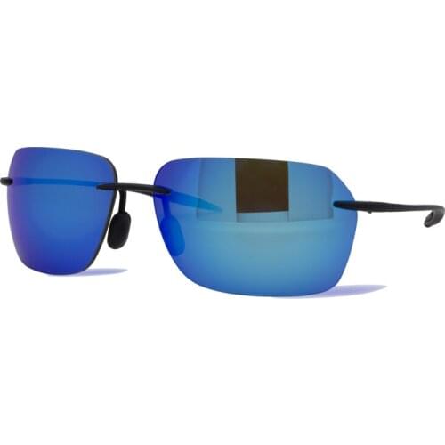 Rimless Sunglasses Men Polarized Ultralight High Quality Square Frameles Nylon Polarized Lens Sport light Sunglass With Case