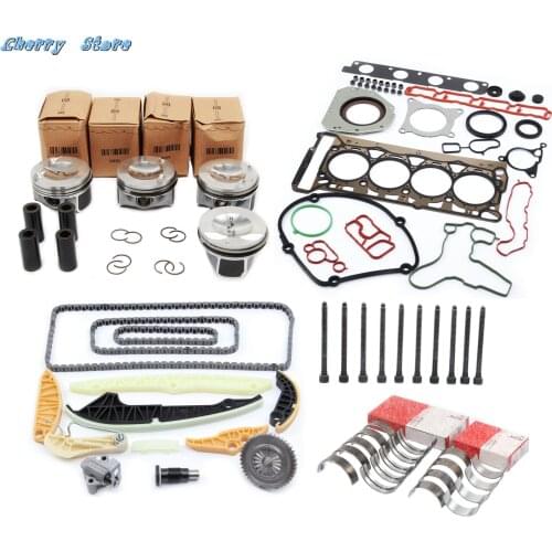 Pin 23mm EA888 Engine Piston Gasket Bearing Timing Chain Tensioner Kit Fit For Audi A4 Q5 VW Passat Golf Skoda 2.0T 06H107065DD