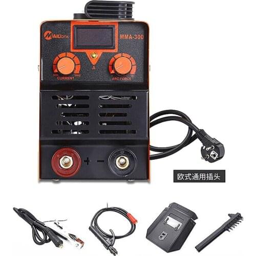 MMA-300 Portable Handheld IGBT Inverter MMA ARC Welding Mini LCD Digital Welders Machine 118A AC220V
