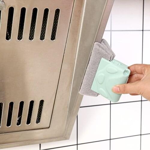 Handheld Window Groove Cleaning Cloth Brush Dust Remover Slot Gap Cleaner Tool 2