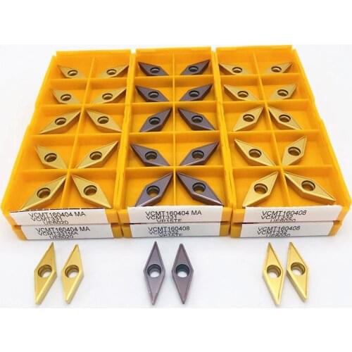 Carbide tool VCMT160404 VCMT160408 MA VP15TF UE6020 US735 external metal turning tool milling cutter lathe CNC parts toolVCMT