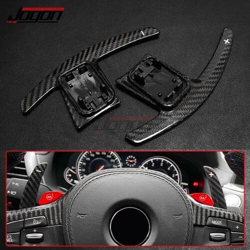 Real Carbon Fiber Steering Wheel Paddle Extension Shifter For BMW 3 4 5 6 7 8 Series G20 G22 G23 G24 G30 G31 G32 G11 G12 G14