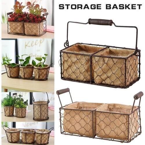 Vintage Wire Baskets For Storage Removable Fabric Liner Wire Storage Basket With Removable Liner Storage Organizer Organizador