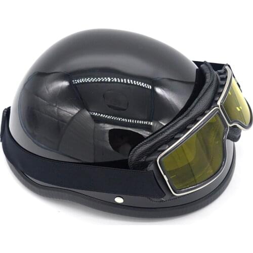 Vintage Motorcycle Helmets Scooter Open Face Half Helmets Men Women Helmet summer