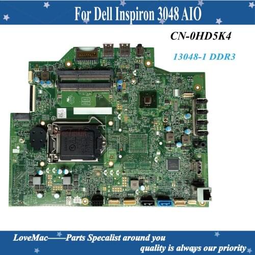 High quality CN-0HD5K4 for Dell Inspiron 3048 AIO Motherboard LGA1155 HD5K4 SR177 13048-1 DDR3 100% tested