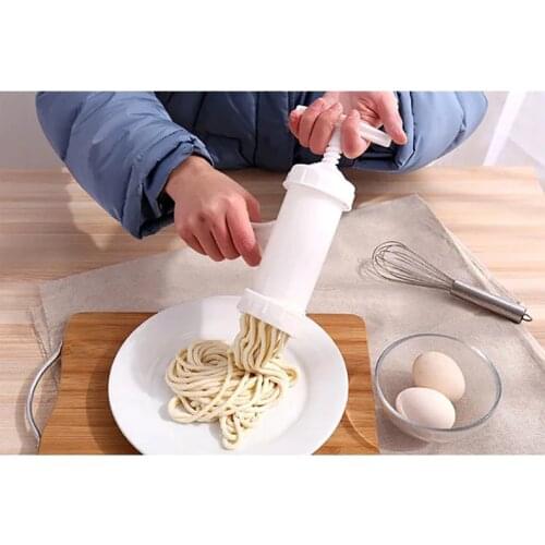 1PC Hand Manual Noodle Maker Pastas Making Machine Plastic Press Spaetzle Maker OK 0667