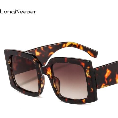 2020 Square Sunglasses Women Fashion Brand Designer Big Frame Sun Glasses Men Retro Punk Glasses Female Shades Eyeglasses UV400