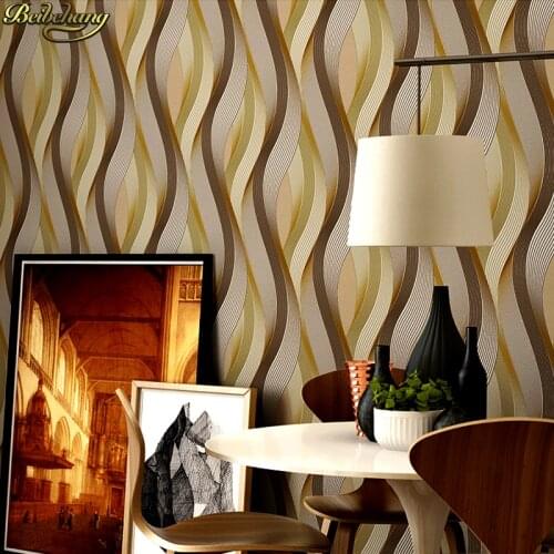 Beibehang 3D fine pressure modern personality curve wallpaper KTV hotel clothing store TV background wall paper papel de parede