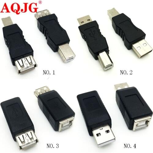 Hight Speed USB 2.0 type A Female to type B Male USB Printer Scanner Adapter data sync Coupler Converter Connector USB 2.0 Male