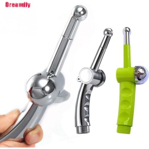 7 Holes Handheld Bidet Portable Shower Sprayer Shower Toilet Jet Bathroom Washer Spray Gun Head Anal Douche Enema Nozzle Faucet