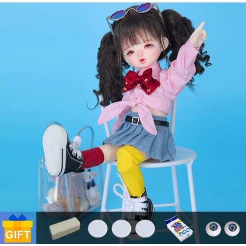 BJD Doll Shuga Fairy Raki 1/6 Resin Toys for Kids Surprise Gifts for Girls Boys Birthday YOSD Doll Ball Jointed Doll Yosd Size