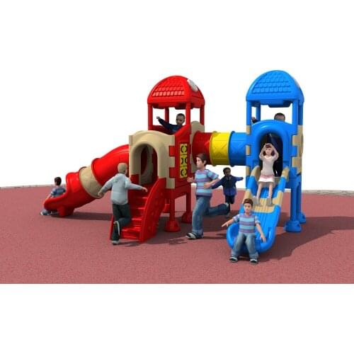 CE/TUV/SGS amusement family/school outdoor plastic playground equipment park slide structrue YLW-OUT171122