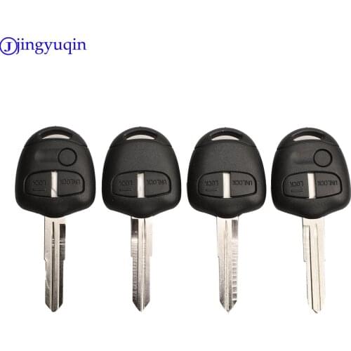 Jingyuqin MIT11 / MIT8 blade 2/3 button remote control car key case for Mitsubishi Pajero Sport Outlander Grandis ASX