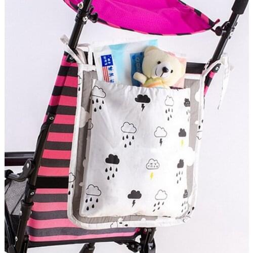Baby Nursery Hanging Organizers Bed Crib Hanging Multi-Function Storage Bag AN88