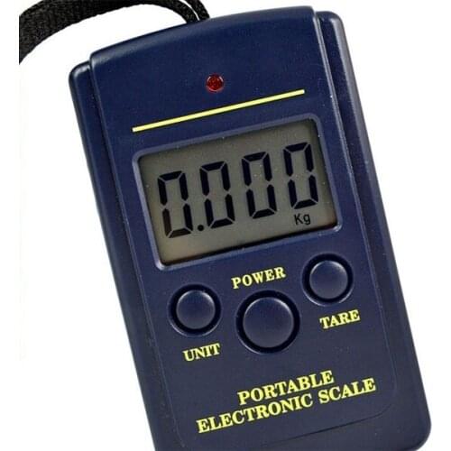 DHL 100Pcs/Lot 40kg X 10g Electronic Portable Digital Scale Lb Oz Hanging Luggage Electronic Kitchen Balance