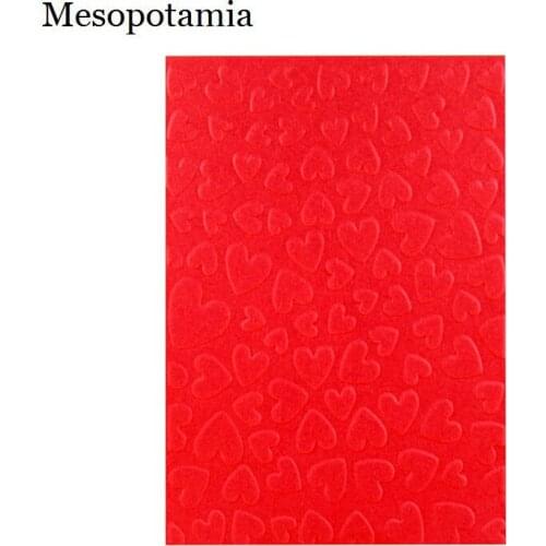 DIY Scrapbooking Love Heart Embossing File Templates Photo Card Making Plastic Template Garden Crafts Sewing Embossing Folders