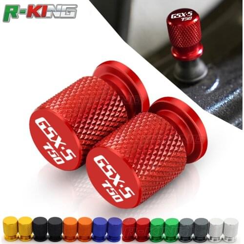 For GSXS750 GSX-S750 GSXS GSX-S 750 Universal Motorcycle Accessorie Wheel Tire Valve Stem Caps CNC Aluminum Airtight Coves