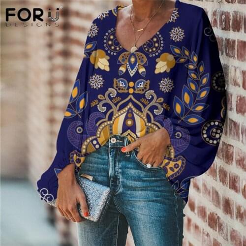 FORUDESIGNS Women's Printed Shirts