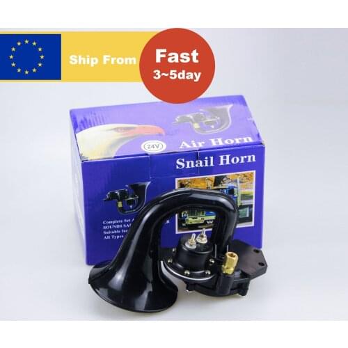 Universal air horn for Scania 24V super loud horn air horn with electric valve, car truck modified horn, classic&economic style