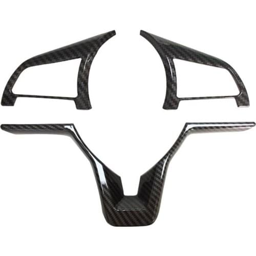 For Nissan X-Trail XTrail T32 Rogue 2017 2018 2019 Steering Wheel Button Sequin Cover Molding Trim Car Styling Accessories 3pcs