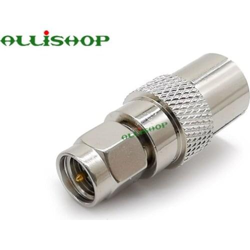 RF COAXIAL Adapter converter IEC PAL DVB-T TV female jack to SMA male plug pin RF Connector Adapter