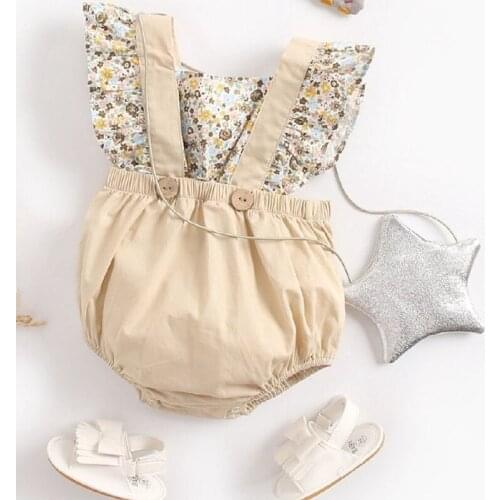 Baby Clothes Summer Thin Baby Girl Bag Butt Crawling Clothes Floral Shorts Cute Casual Style Triangle Clothes
