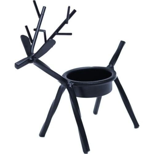 Christmas candle holder creative European deer candle holder iron candle holder Iron elk candlestick