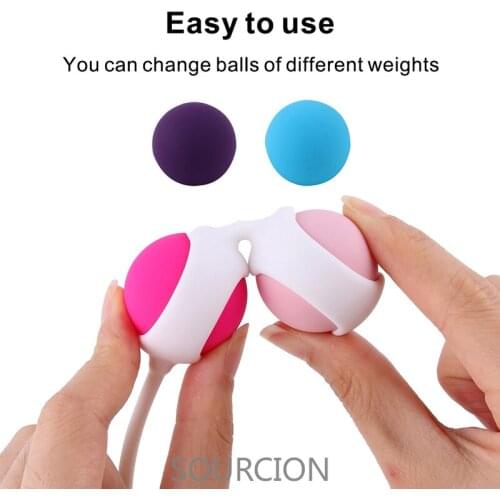 Sex toys for woman medical vaginal balls silicone smart kegel chinese balls kegel geisha balls vagina tighten exercise device