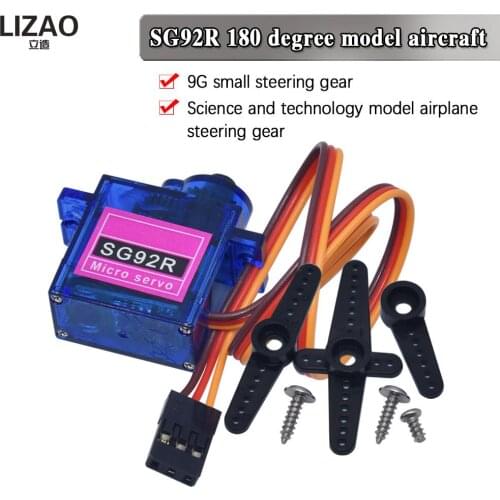 SG92R 2.5KG Micro 9g Servo Nylon Carbon fiber Gears Replace SG90 For RC Model Aeromodelling Helicopter Parts