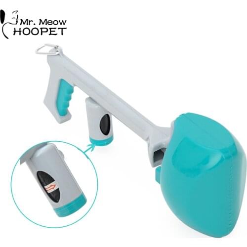 Hoopet Dog Poop Scoop Pet Poop Shoveling Device Dog Clip Toilet Outdoor Portable Toilet Picker Pet Cleaning Tools With Poop Bags