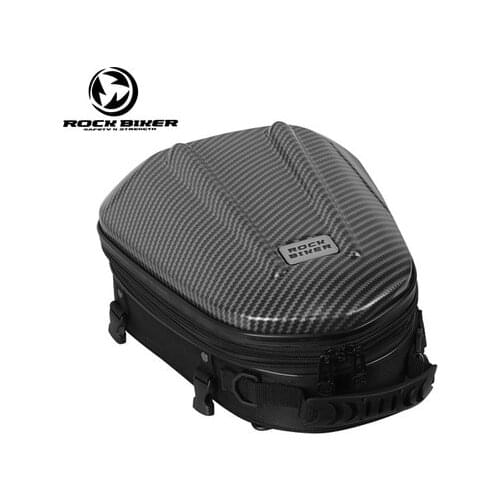 ROCK BIKER Motorcycle Rear bag Black Alforjas Para Saddle Bags Motocross Waterproof Tail Bag Motorbike Travel Back