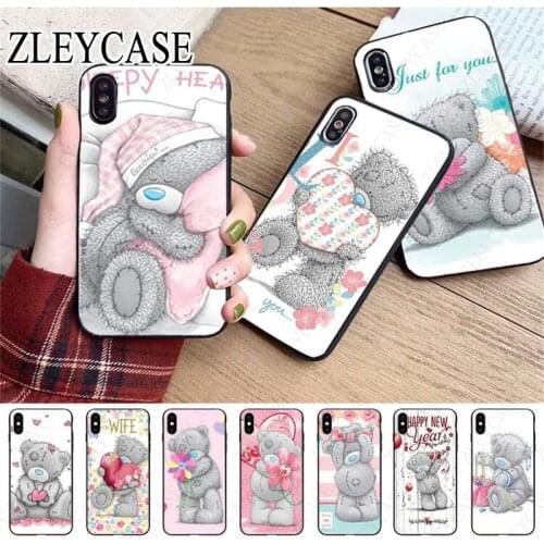 Tatty Teddy Me To You Bear Soft Phone Accessories Cell Case For iphone x xs 12pro max 5s 6splus 7 8plus xr xsmax 12mini cover