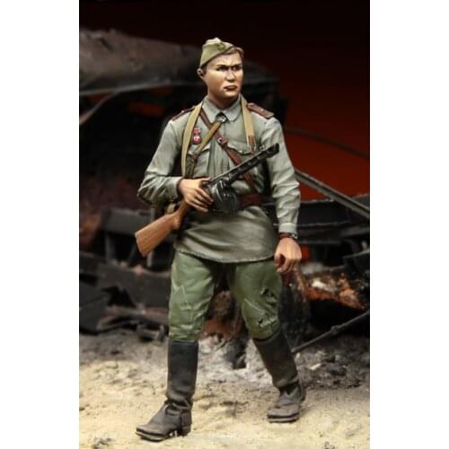 [tuskmodel] 1 35 scale resin model figures kits soviet Soldiers 5 Stalingrad