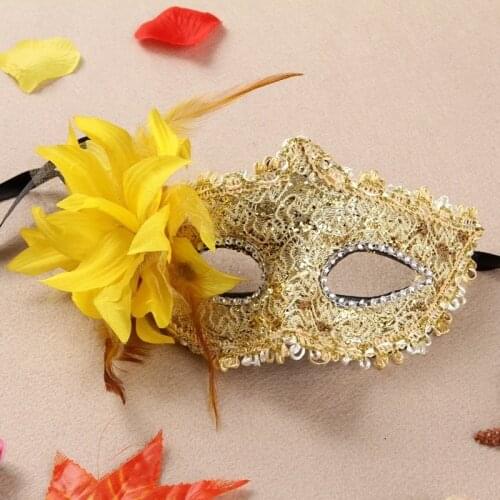 New Fashion Luxury Venetian Masquerade Mask Women Girls Sexy Fox Eye Mask for Fancy Dress Christmas Halloween Party Sequin Mask