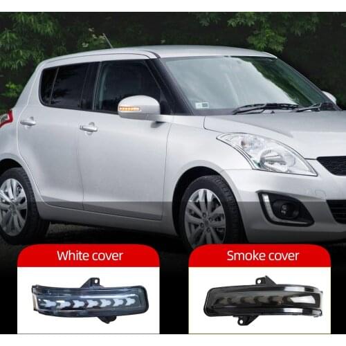 2Pcs for Suzuki Swift 2014 2015 2016 2017 Dynamic LED Turn Signal Light Side Wing Rearview Mirror Sequential Blinker Lamp