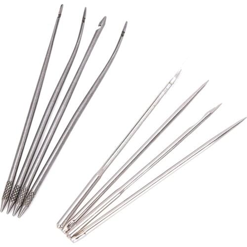 2Pcs/set DIY Hand Sewn Shoes Crochet Needle Repair Tool Crochet Needle Sewing Leather Tools